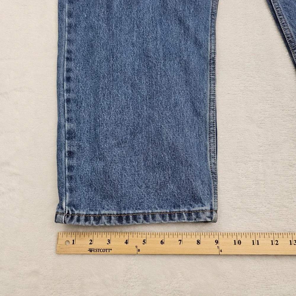 Levi's 550 Relaxed Fit Jeans Mens 44x29 (46x30) Blue Denim Cotton Classic Baggy